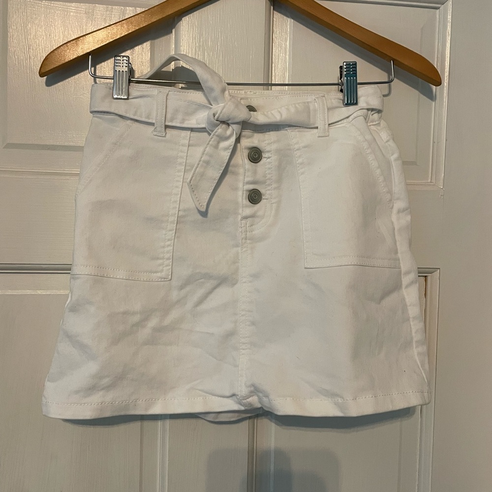 Wonder Nation, L (girls), white jean skirt